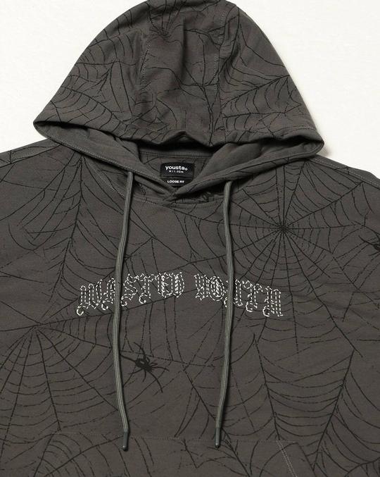 Men Printed Loose Fit Hoodies