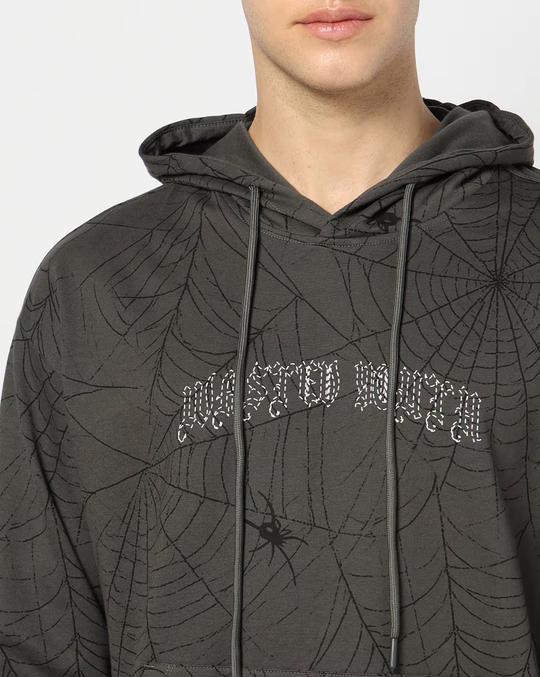 Men Printed Loose Fit Hoodies