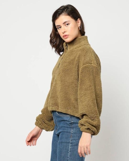 Women Oversized Fleece Sweatshirt
