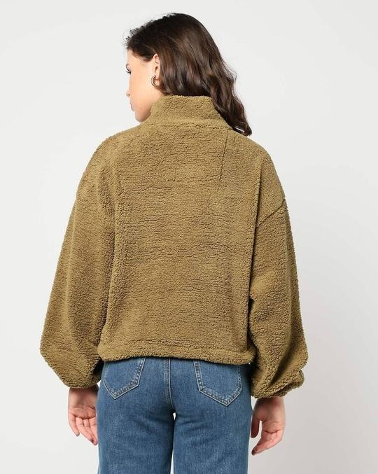 Women Oversized Fleece Sweatshirt