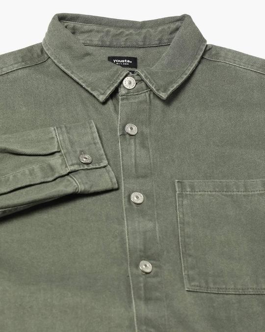 Men Oversized Fit Shacket
