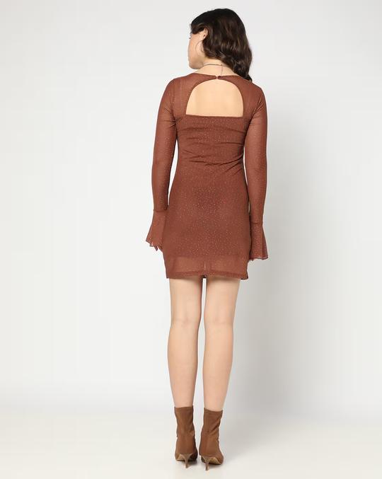 Women Square-Neck Bodycon Dress