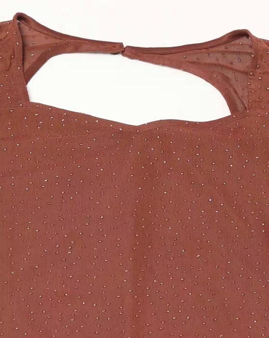 Women Square-Neck Bodycon Dress