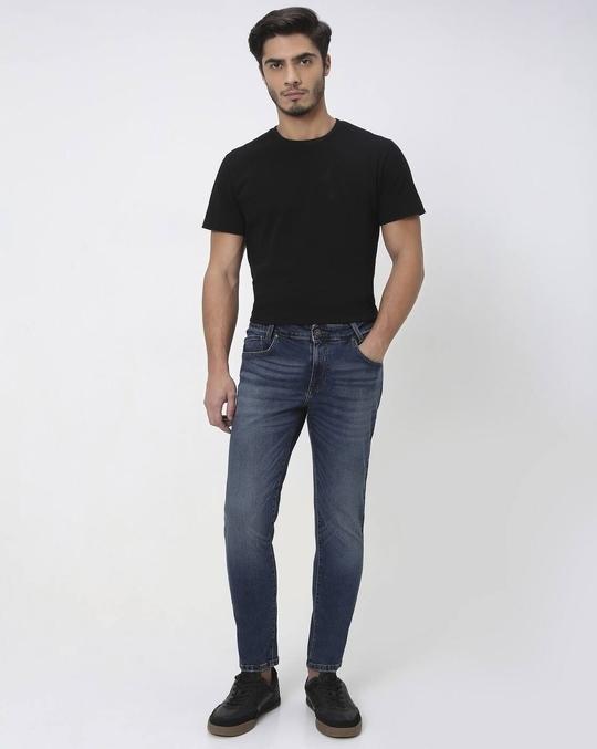 Men Mid-Rise Tapered Jeans