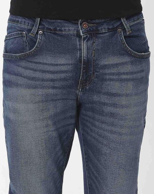 Men Mid-Rise Tapered Jeans