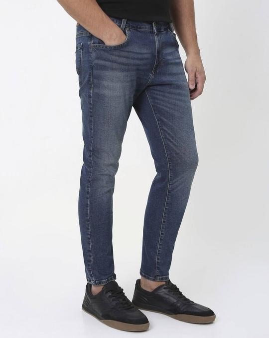 Men Mid-Rise Tapered Jeans