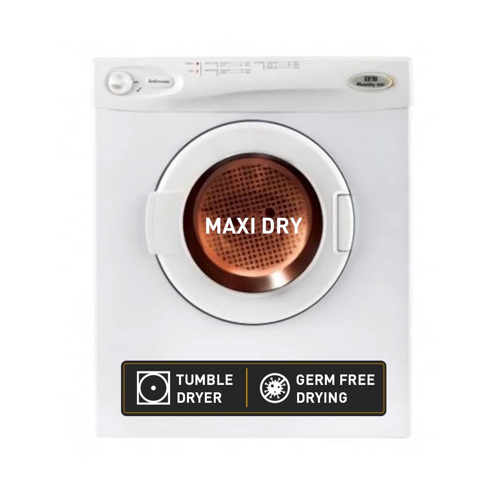 Ifb 5.5 kg tumble dryer, maxi dry, refresh, germ free drying, lint filter, white