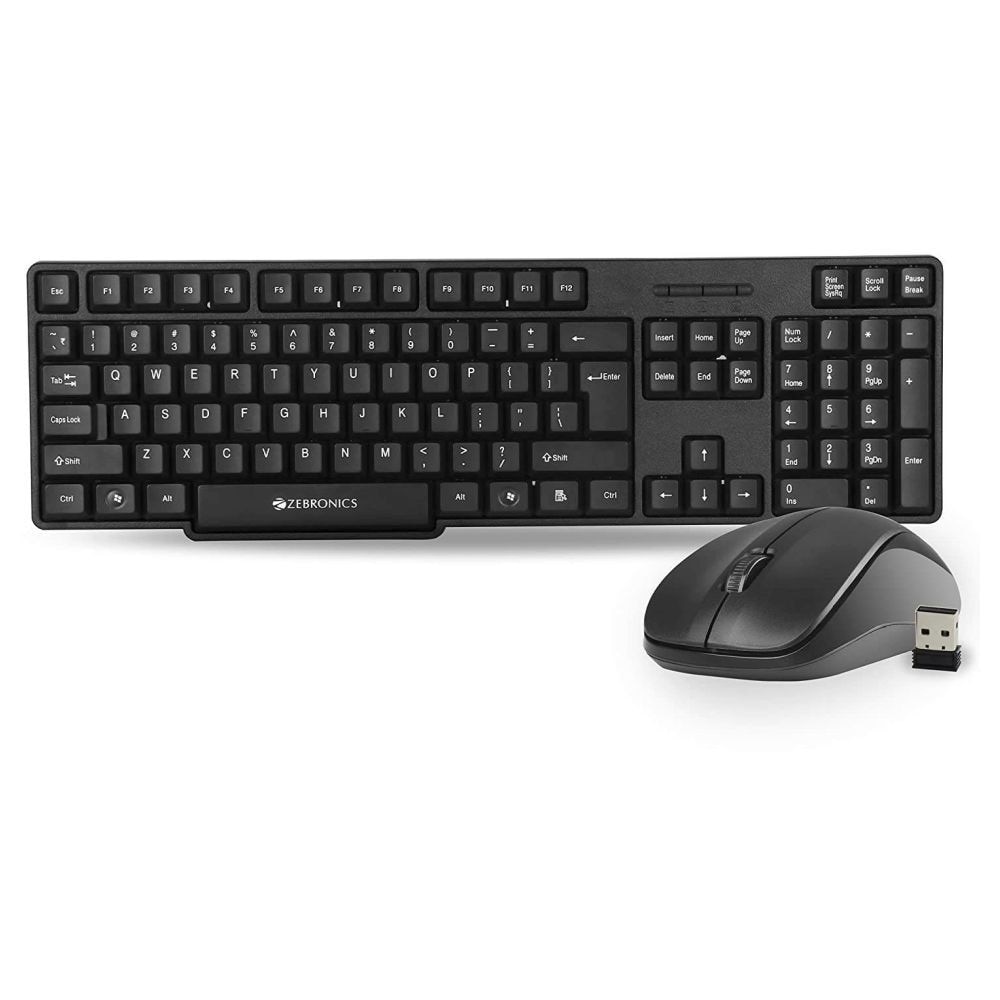 Zebronics Zeb-Companion 107 Wireless Keyboard Mouse Combo - Image 1