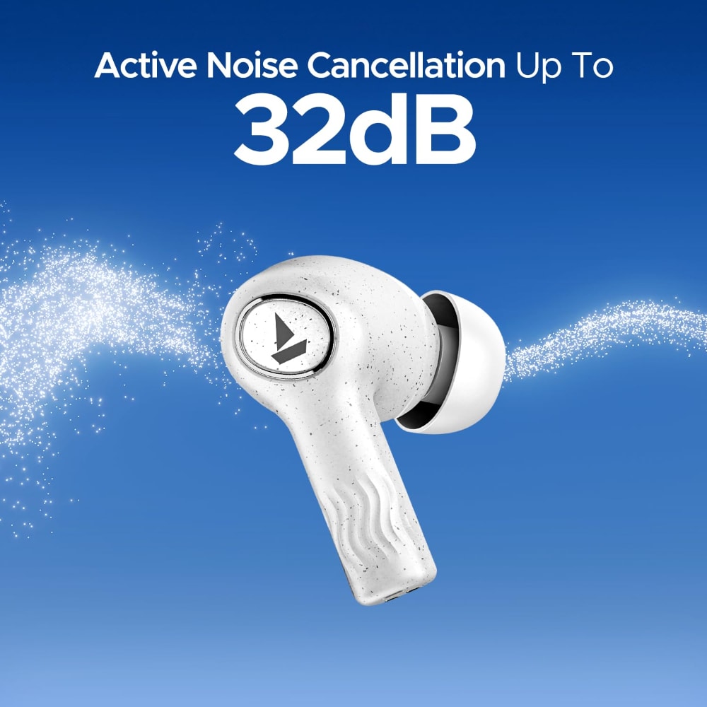 boAt Nirvana Iris TWS Earbuds (Quartz White) - Image 3