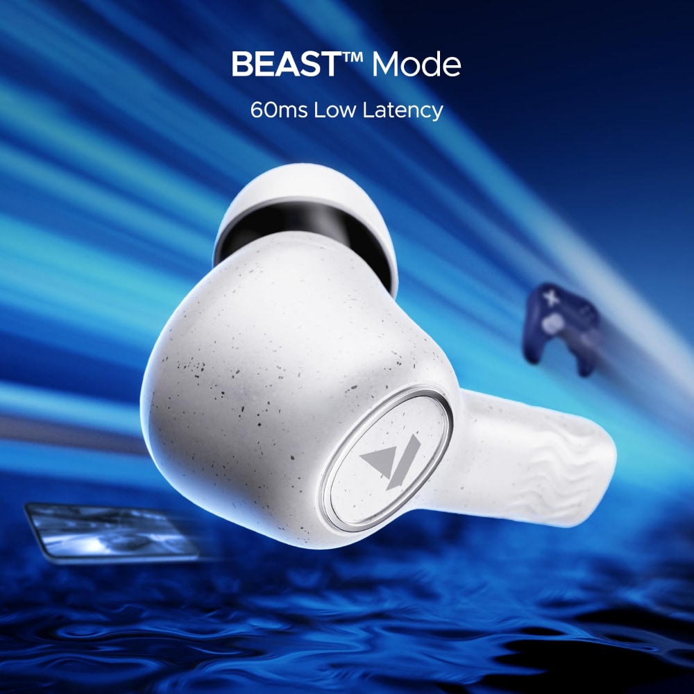 boAt Nirvana Iris TWS Earbuds (Quartz White) - Image 8