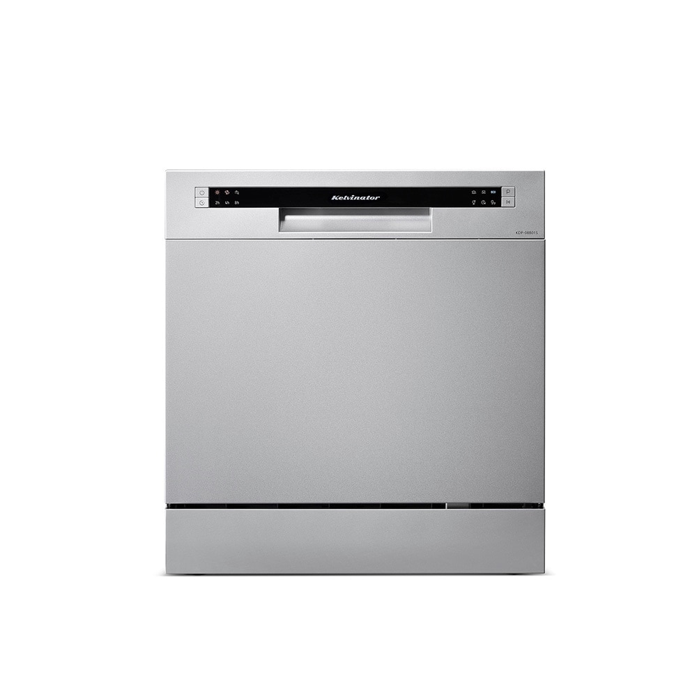 Kelvinator kdp-08b01s 8 place dishwasher with intense wash technology, silver
