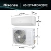 Hisense IntelliCool 1 Ton 3 Star Inverter Split AC, AS-12TR4RGRCB02
