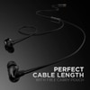boAt BassHeads 100 in-Ear Wired Earphones with Hawk Inspired Design, Integrated Multifunction control, Super Extra Bass & Instant Voice Assistant (Black)