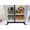 LG 630 L 3 Star Frost Free Side by Side Refrigerator, Matt Black, L257CMC3