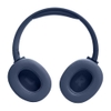 JBL Tune 720BT Wireless Over Ear Headphones with Mic, Pure Bass Sound, Upto 76 Hrs Playtime, Speedcharge, Dual Pairing, Customizable Bass with Headphones App, Lightweight, Bluetooth v5.3, Blue