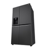 LG 630 L 3 Star Frost Free Side by Side Refrigerator, Matt Black, L257CMC3