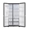 LG 630 L 3 Star Frost Free Side by Side Refrigerator, Matt Black, L257CMC3