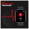 Fire-Boltt Mercury Smart Watch, 43mm HD display, SpO2 monitor, HR Monitor, Sleep Tracker, Body Temperature measurement, Active Sports Mode, Sedentary Alerts, IP67 Water Resistant, Smart Notifications (Black)