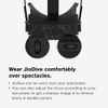 JioDive VR Headset Immersive 360 Degree Viewing Experience Live Sports, Movies, TV Shows & Live TV Channels VR Games & YouTube 360 Supports 4.7-6.7 inch Android & iOS Phones Black