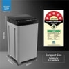 Voltas Beko 6.5 kg Top Load, 700 RPM, Double Water Fall, 4 Wash Program, Wing Pulsator, Lint Filter, Grey, 5 Star (WTL6504UEA)