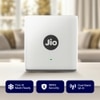 Jio AX6000 Universal Wi-Fi 6 Router, Dual Band, Mesh Ready, Gaming Router, Upto 6 Gbps Speed, 8K Streaming, WPA3 Advanced Security, MU-MIMO, OFDMA, Wide Coverage, Easy Setup, JioHome App, (JIDU6801 IN)