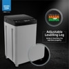 Voltas Beko 6.5 kg Top Load, 700 RPM, Double Water Fall, 4 Wash Program, Wing Pulsator, Lint Filter, Grey, 5 Star (WTL6504UEA)