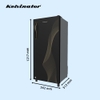 Kelvinator 190 litres 2 Star Single Door Refrigerator Refrigerator, Black KRD-A210BKG
