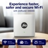 Jio AX6000 Universal Wi-Fi 6 Router, Dual Band, Mesh Ready, Gaming Router, Upto 6 Gbps Speed, 8K Streaming, WPA3 Advanced Security, MU-MIMO, OFDMA, Wide Coverage, Easy Setup, JioHome App, (JIDU6801 IN)