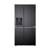 LG 630 L 3 Star Frost Free Side by Side Refrigerator, Matt Black, L257CMC3