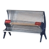 Bajaj Flashy Radiant Room Heater 1000 W, Compact Design, Nickel Chrome Plated Mesh Grid, Stainless Steel Reflector, Neat & Clean Operation
