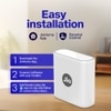 Jio AX6000 Universal Wi-Fi 6 Router, Dual Band, Mesh Ready, Gaming Router, Upto 6 Gbps Speed, 8K Streaming, WPA3 Advanced Security, MU-MIMO, OFDMA, Wide Coverage, Easy Setup, JioHome App, (JIDU6801 IN)