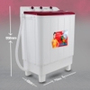 Karbonn 7 Kg Semi Automatic Top Load Washing Machine, White/Red, KJC70S-2024L