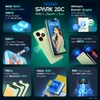 TECNO SPARK 20C 128 GB, 8 GB RAM, Mobile Phone, Magic Skin Green