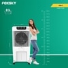 Foxsky Volt 85 L Desert Air Cooler with Honeycomb Cooling Pads, 100% Copper Motor, Ice Chamber, 2 Year Warranty, White