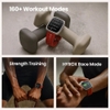 Amazfit Active 2 Square, 2000 Nits Bright AMOLED Display, Built in GPS, 10 Day Battery, for Android & iPhone, Accurate Readings, BT Call, Sleep Monitor, 5ATM Water Resistant, Black Leather