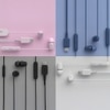 Sony IER-EX15C Wired in Ear Type C Earphone, In-Line remote for Volume & Mute Function with Mic, Tangle Free Serration Wire, Compatible with USB-C Devices, High Sound Quality (Blue)