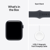 Apple Watch SE 3 GPS 44 mm Midnight Aluminium Case with Midnight Sport Band - S/M