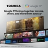 TOSHIBA 108 cm (43 inch) 4K Ultra HD Smart LED Google TV 43C350MP (Silver)