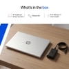 HP OmniBook 5 NGAI 14-he0015QU Standard Laptop (Snapdragon X X1-26-100/16 GB /1 TB SSD/Qualcomm Adreno GPU/Windows 11 Home/MS Office Home 2024 + 1 year M365 Basic/Full HD), 35.6 cm - 14 inch, Glacier Silver Aluminum