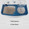 LYF 7.5 Kg 5 Star Semi Automatic Top Loading Washing Machine (LWS-N75ETWBP), Blue