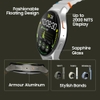 Samsung Galaxy Watch 7 44 mm Bluetooth + LTE Smart Watch, 3nm Processor, Dual GPS, Sapphire Glass & Armour Aluminum, 5ATM & IP68, HR, SpO2, BP & ECG Monitor, Silver, SM-L315FZSAINS