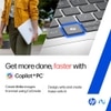 HP OmniBook 5 NGAI 14-he0015QU Standard Laptop (Snapdragon X X1-26-100/16 GB /1 TB SSD/Qualcomm Adreno GPU/Windows 11 Home/MS Office Home 2024 + 1 year M365 Basic/Full HD), 35.6 cm - 14 inch, Glacier Silver Aluminum