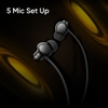 realme Buds Wireless 5 ANC Bluetooth Neckband, Midnight Black