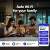 Jio AX6000 Universal Wi-Fi 6 Router, Dual Band, Mesh Ready, Gaming Router, Upto 6 Gbps Speed, 8K Streaming, WPA3 Advanced Security, MU-MIMO, OFDMA, Wide Coverage, Easy Setup, JioHome App, (JIDU6801 IN)