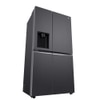 LG 630 L 3 Star Frost Free Side by Side Refrigerator, Matt Black, L257CMC3