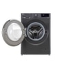 LG 10 kg Fully Automatic Front Loading Washing Machine, FHP1410Z3M, Middle Black