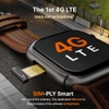 Fire-Boltt Dream Wristphone 5.13 cm (2.02 inch) full Touch screen, Supports 1000+ Smartphone Apps & Other Functions like a 4G LTE Nano-SIM, BT call, Wi-Fi, GPS, 16 GB Storage, 800 mAh (Shadow Glide)