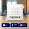 Jio AX6000 Universal Wi-Fi 6 Router, Dual Band, Mesh Ready, Gaming Router, Upto 6 Gbps Speed, 8K Streaming, WPA3 Advanced Security, MU-MIMO, OFDMA, Wide Coverage, Easy Setup, JioHome App, (JIDU6801 IN)