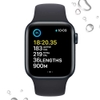 Apple Watch SE (2nd Generation) GPS 40mm Midnight Aluminium Case with Midnight Sport Band, 3rd Gen Optical Heart Sensor, Crash Detection, Fall Detection, 32 GB Capacity, 64-bit dual-core processor