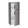 Liebherr 245 L 2 Star Frost Free Double Door Refrigerator, Grey Steel, TCPgsB2411